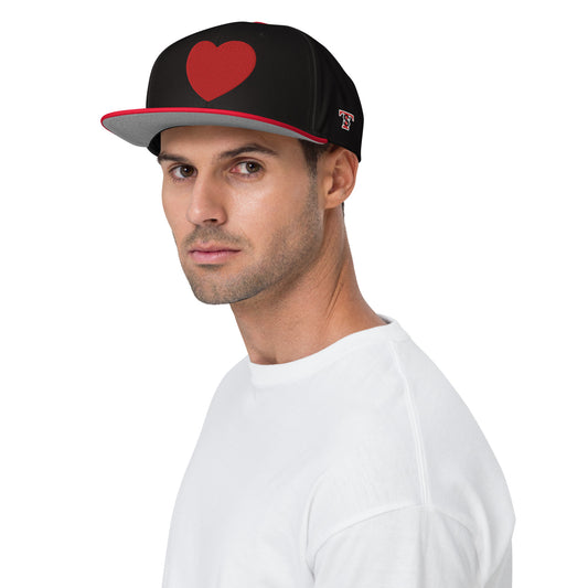 Heart Snapback Hat